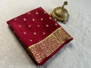 Your Wardrobe Upgrade: Pure Brocade Mysore Silk Available Now